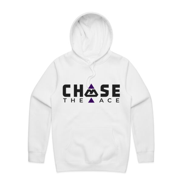 Bacarra "Chase the Ace" Hoodie (White) Thumbnail