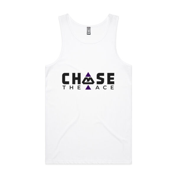 Bacarra "Chase the Ace" Men's Singlet (White) Thumbnail